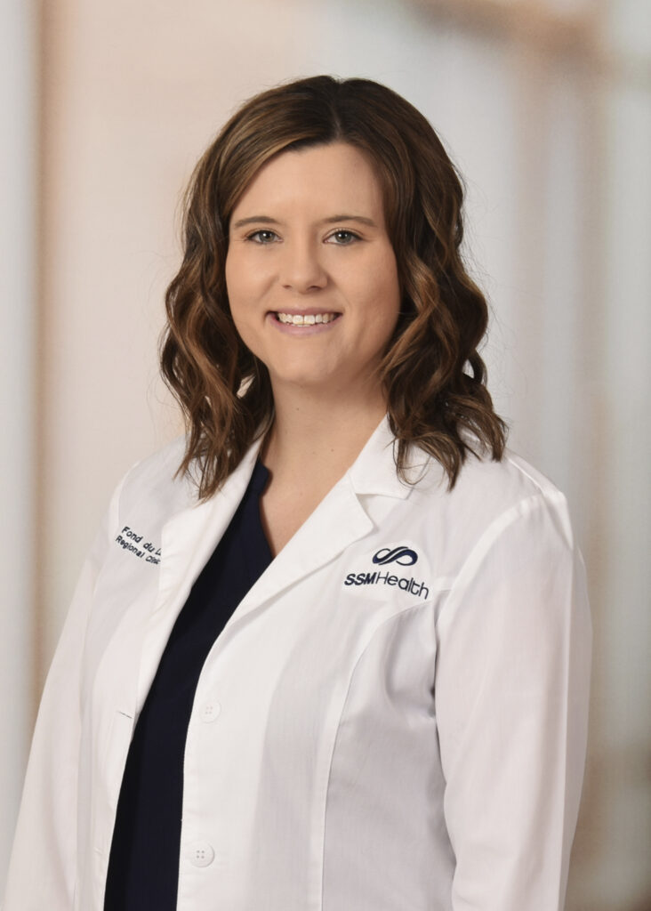 A young female doctor