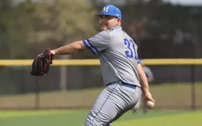 Marian baseball earns first home win of the season