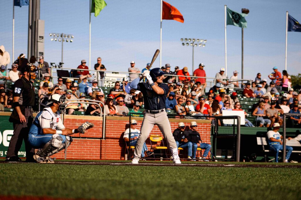 A baseball batter