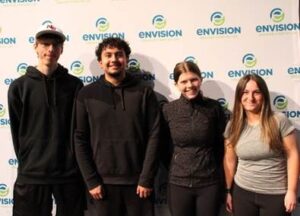 A group of four students