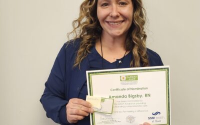 Registered nurse receives SSM Health at Home – Home Health DAISY Award for Extraordinary Nurses honor