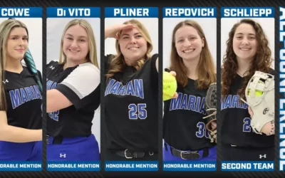 Marian softball places five on All-NACC lists