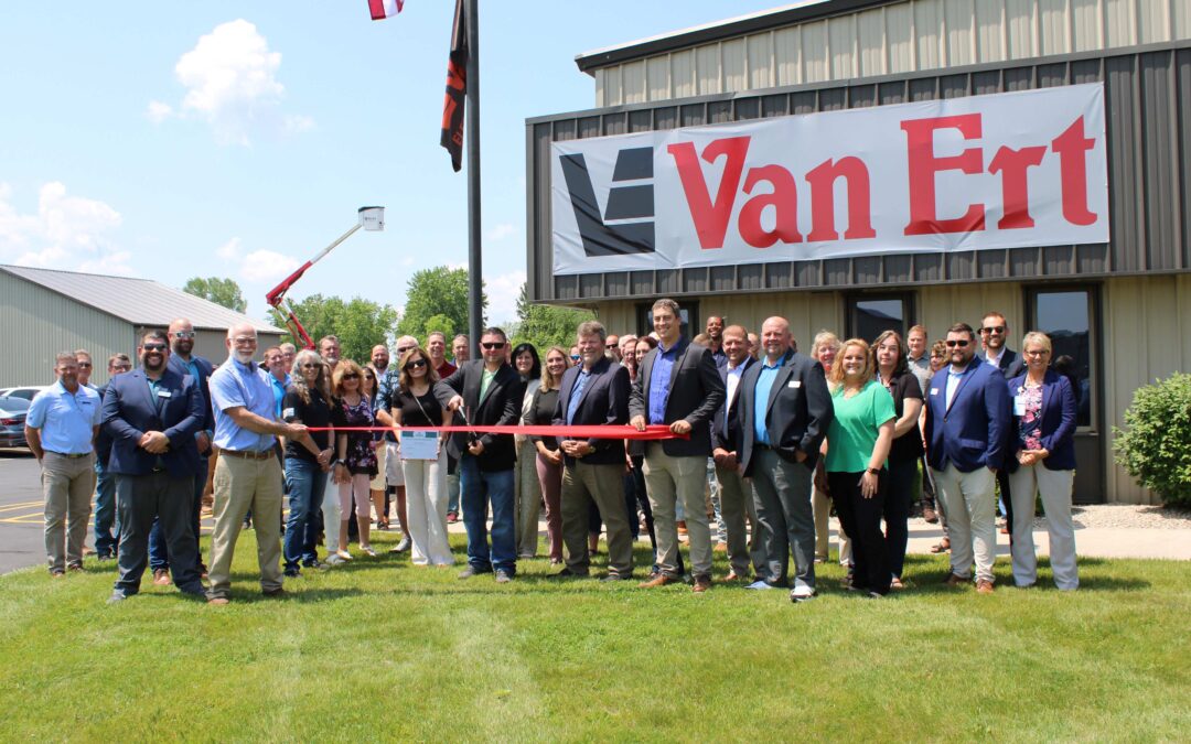 Ribbon Cutting at Van Ert Electric