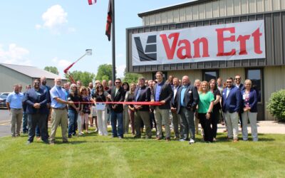 Ribbon Cutting at Van Ert Electric