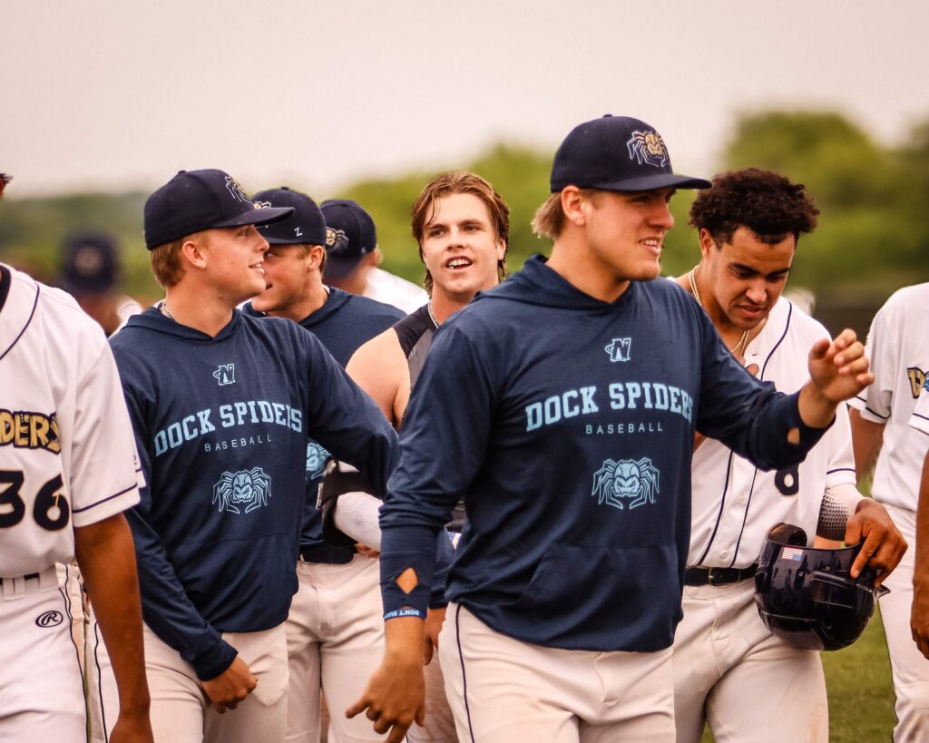 A group of baseball players celebrating