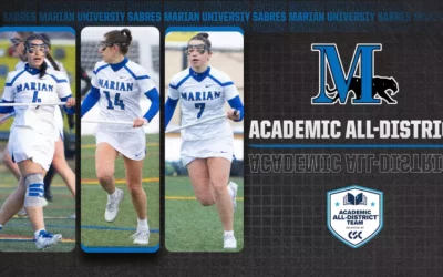 Trio from Marian women’s lacrosse named CSC Academic All-District