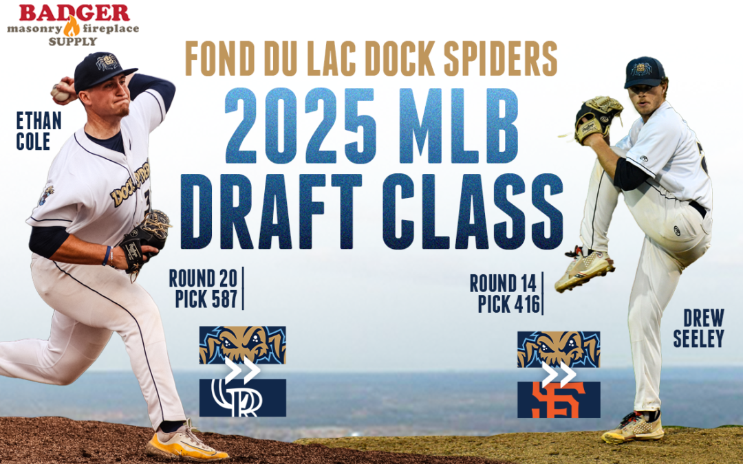 Two Dock Spiders Selected in the 2025 MLB Draft