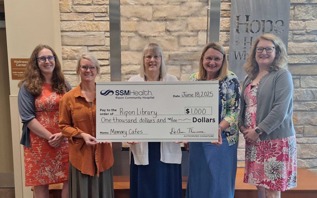 SSM Health supports Ripon Public Library Memory Café