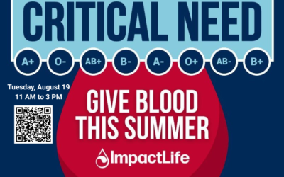SSM Health Waupun Memorial Hospital to host Community Blood Drive with ImpactLife Tuesday, August 19