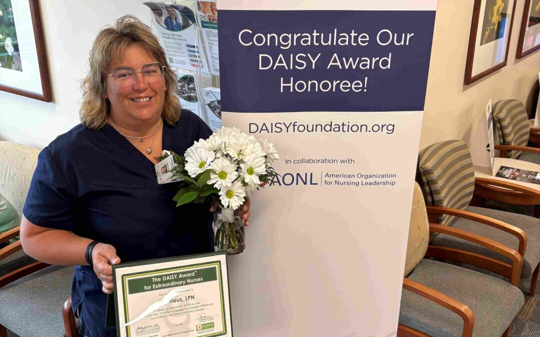 Fond du Lac Regional Clinic Family Medicine LPN receives DAISY Award for Extraordinary Nurses honor