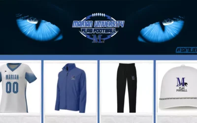 Marian flag football opens flash store