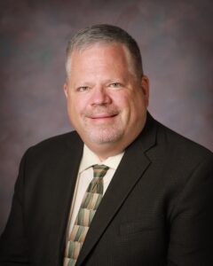 A professional man in a suit