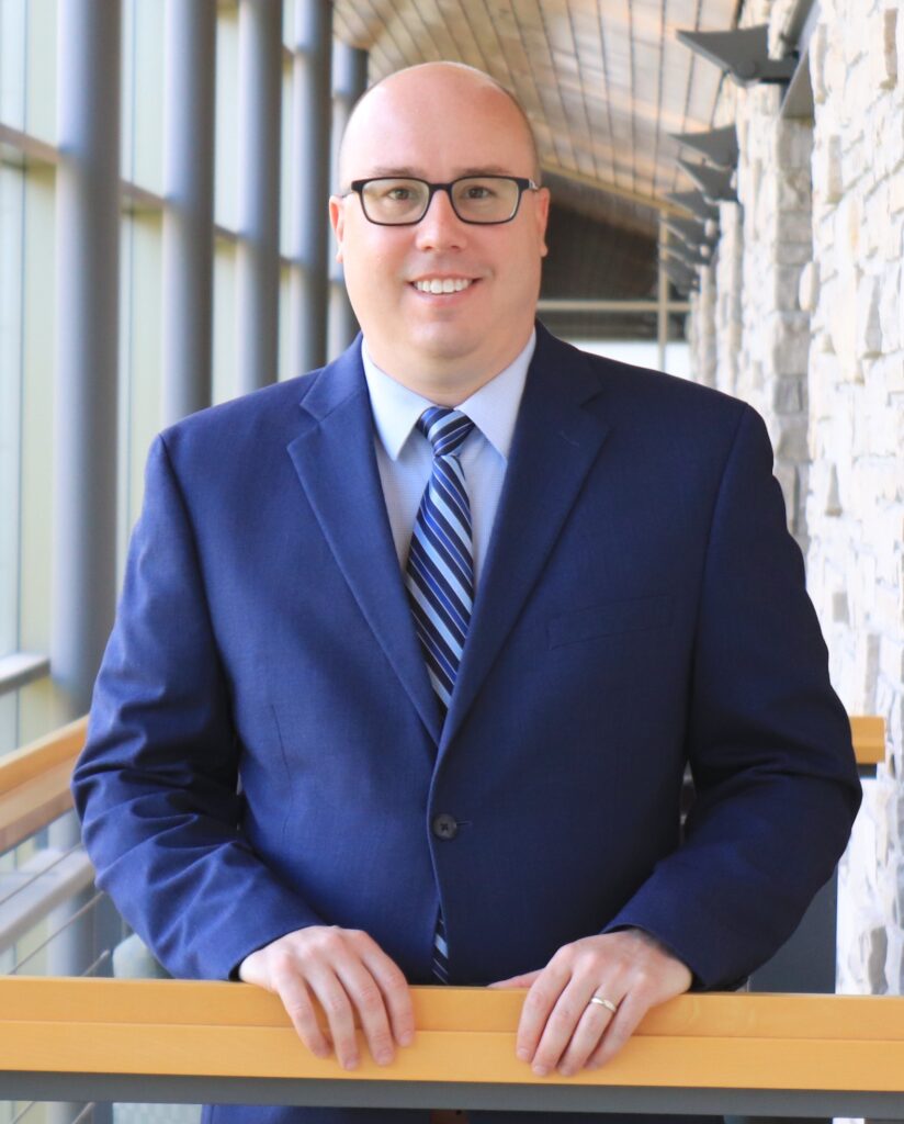 A professional man in a suit
