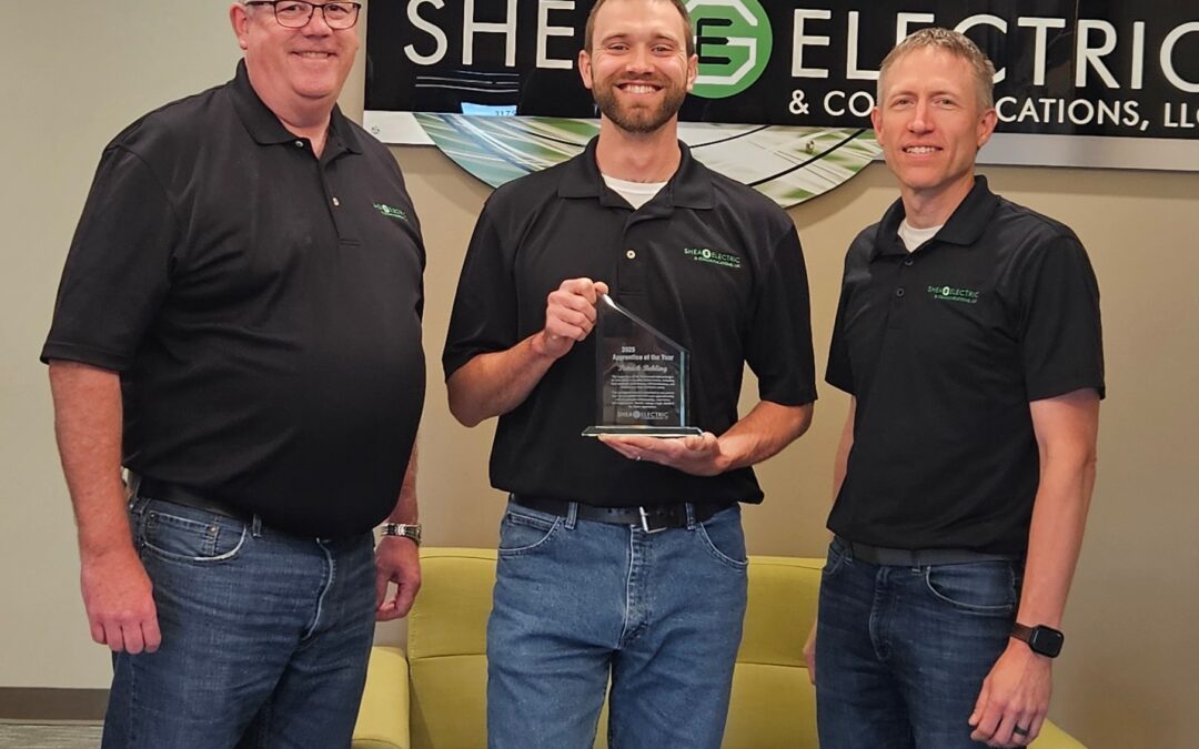 Patrick Behling of Shea Electric & Communications Honored as Apprentice of the Year