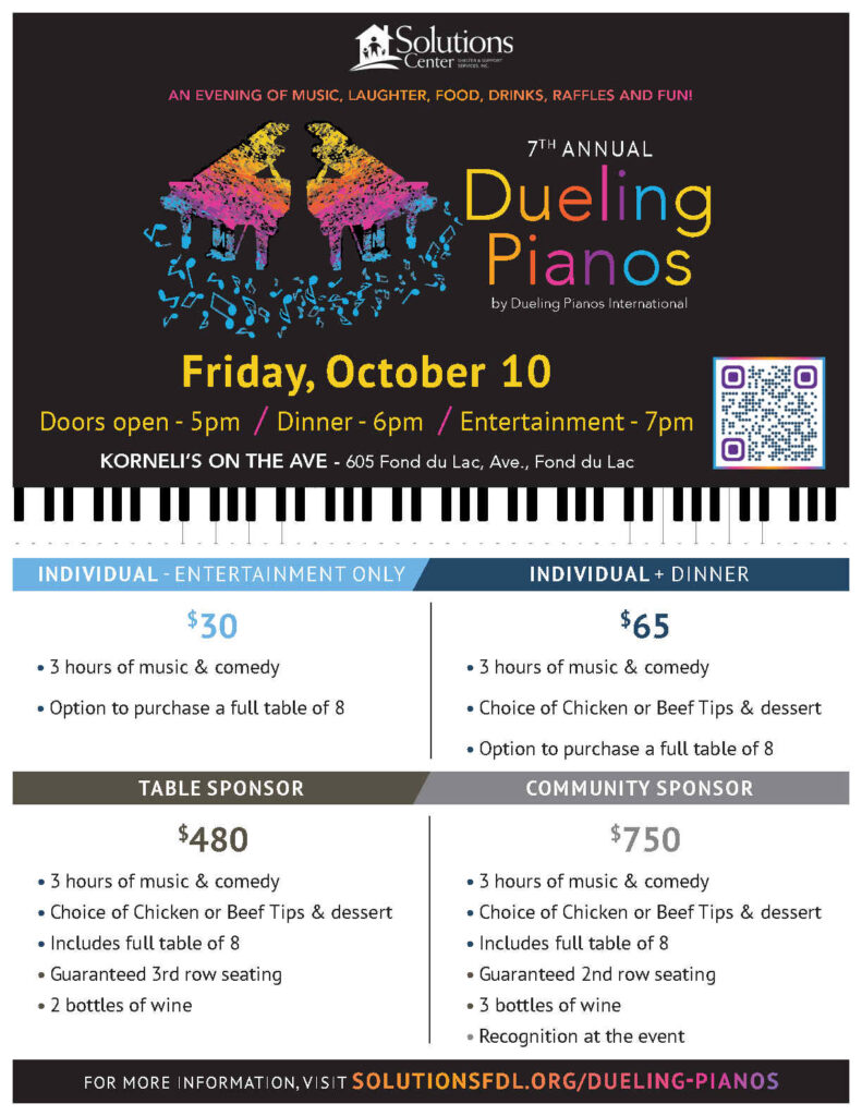 Dueling pianos flyer