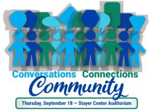 Conversations, connections and community logo