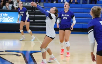 Fast start not enough for Sabre women’s volleyball