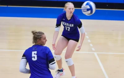 Marian women’s volleyball goes five sets with UW-Stout