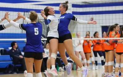 Marian women’s volleyball earns first victory