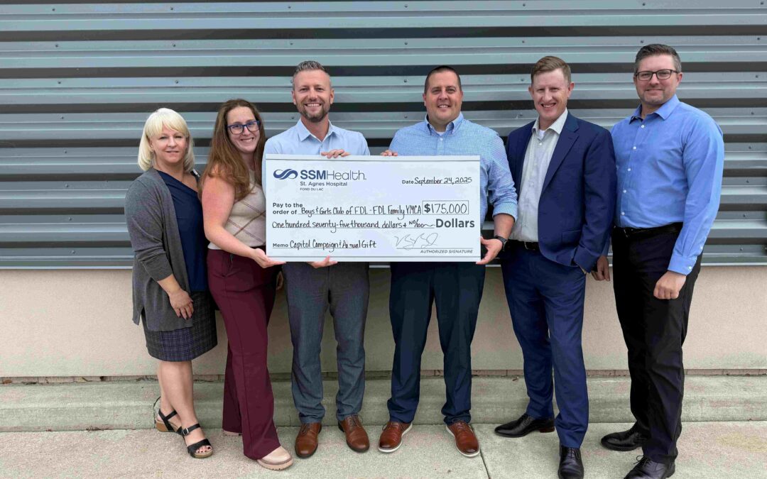 SSM Health supporting Boys & Girls Club of Fond du Lac, FDL Family YMCA programs