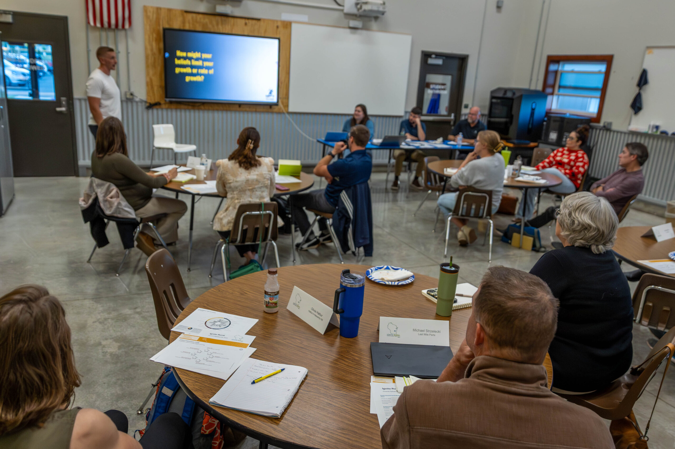 ignite-rural-2025-27 A group of people listening to a speaker