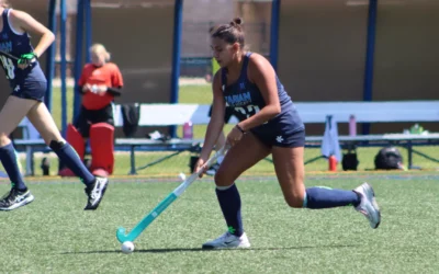 Marian field hockey ends marathon road trip at DePauw