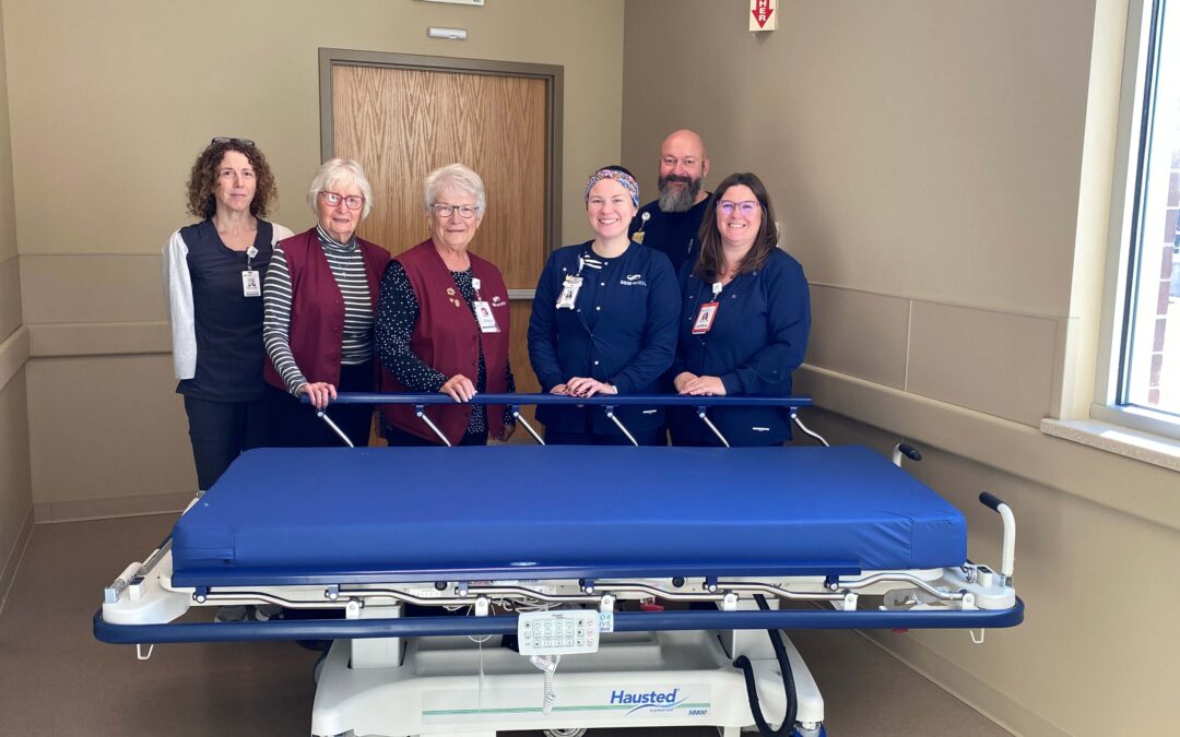 SSM Health Ripon Community Hospital Auxiliary supports ER bariatric stretcher acquisition