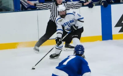 Marian NCAA men’s hockey dominates late to defeat Dubuque