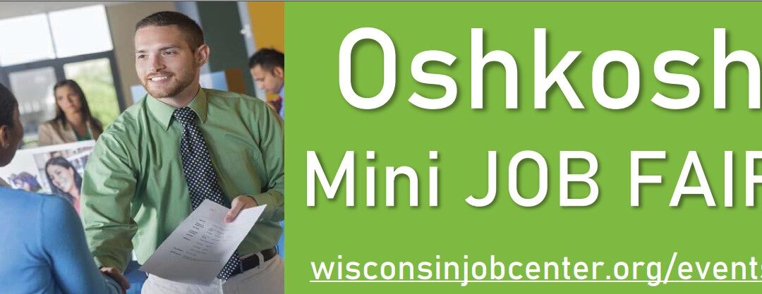 Job Fair to be Held Monday, November 10,at Oshkosh Public Library