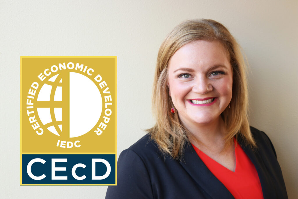 Sadie with CEcD certification