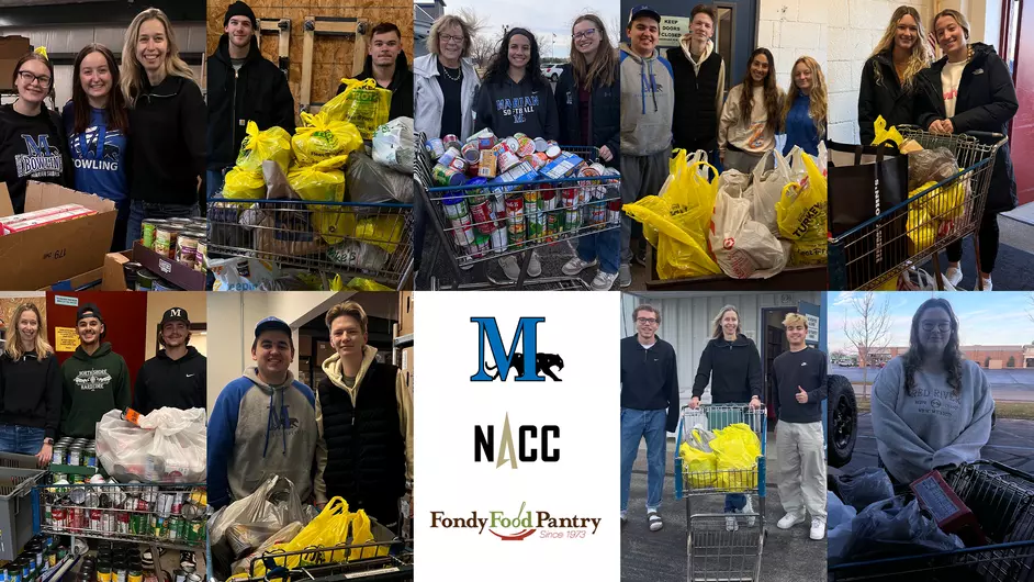 Marian Athletics completes annual Cans Across the Conference competition