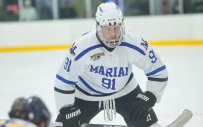 Marian NCAA men’s hockey salvages split to finish first half