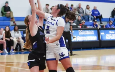 First half lead slips away in Marian women’s basketball loss