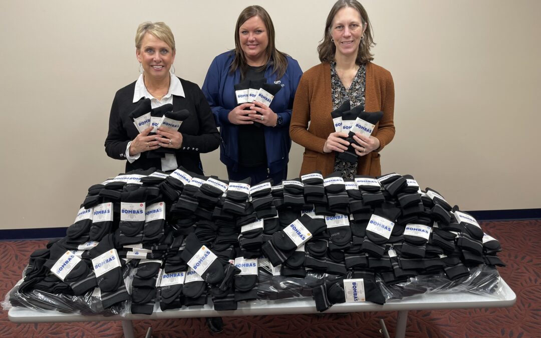 Agnesian HealthCare Foundation receives Bombas socks donation