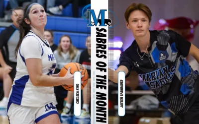 Spanbauer, King earn Sabre of the Month recognition for December