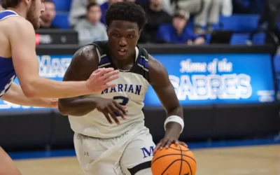 Foul trouble costs Marian men’s basketball in home loss