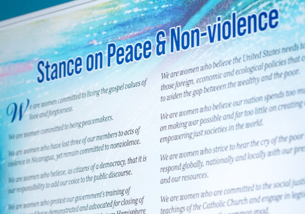 A list of non-violence items