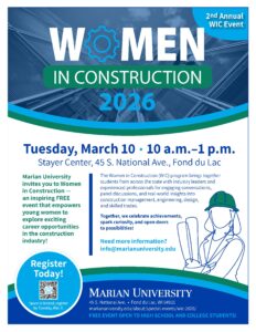 Women in construction flyer