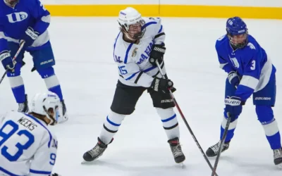 Marian NCAA men’s hockey rallies to move up in final standings