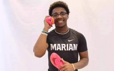 Marian track and field continues indoor season at Titan Challenge