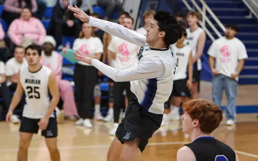 Marian men’s volleyball earns first NACC win