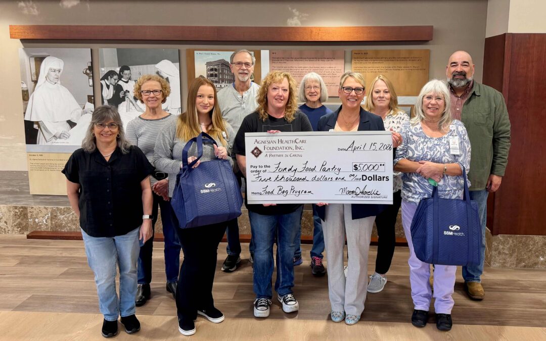 Agnesian HealthCare Foundation gifts $5,000 to support food insecure patients