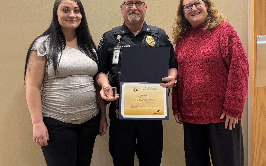 SSM Health Ripon Community Hospital security officer receives BEE Award