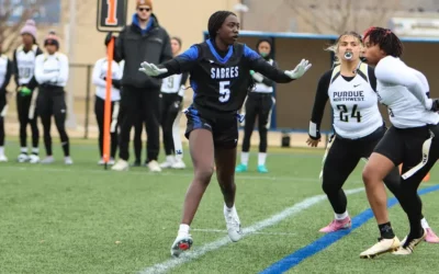 Marian flag football rolls to sweep of Benedictine