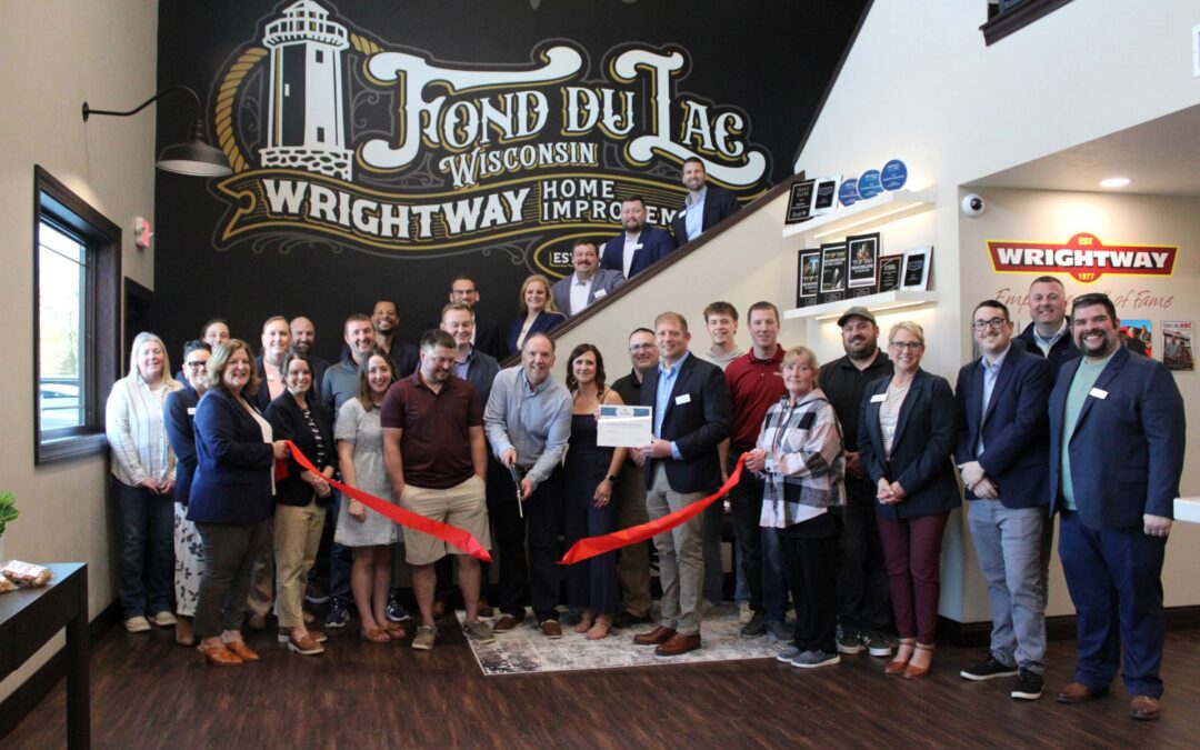 Envision Greater Fond du Lac Celebrates Wrightway Home Improvements Showroom Opening with a Ribbon Cutting Ceremony