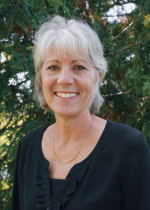 A smiling older woman