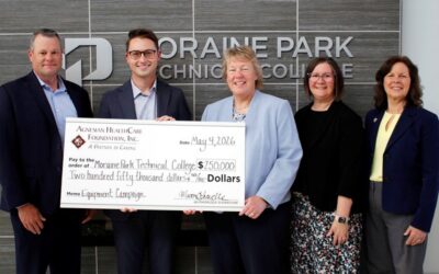 The Moraine Park Foundation Receives $250,000 from SSM and Agnesian HealthCare Foundation