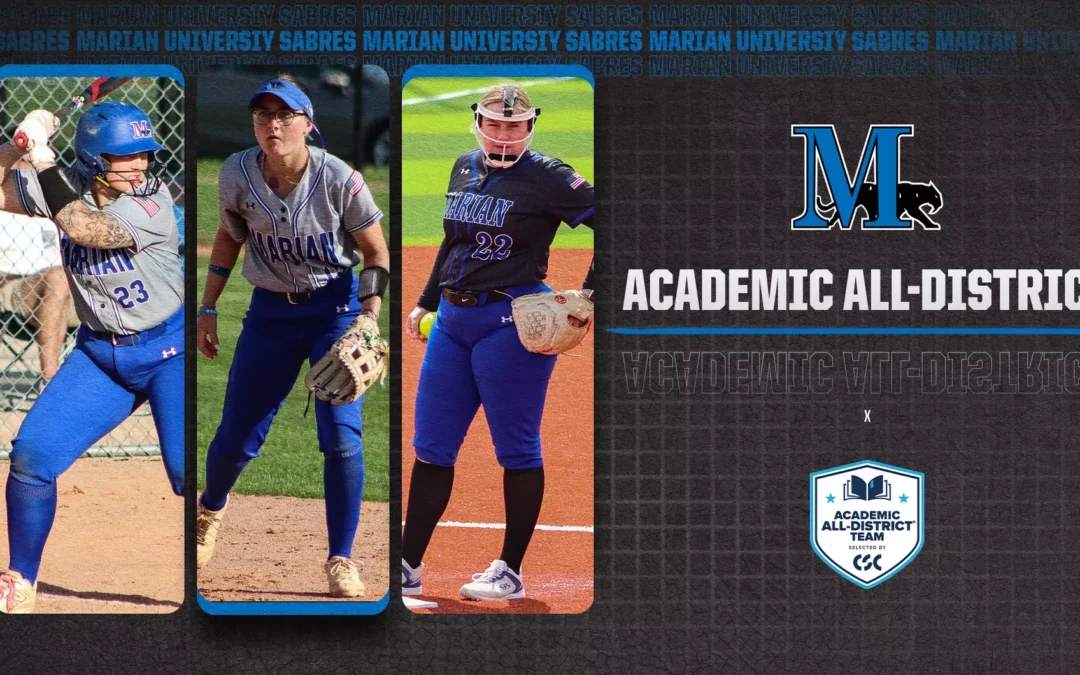 Trio from Marian softball named CSC Academic All-District