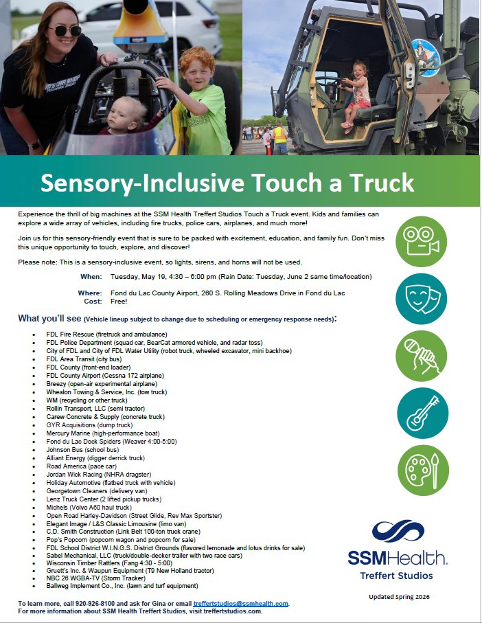 Touch a truck flyer 