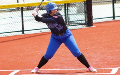 Christofferson shines in Sabre softball split